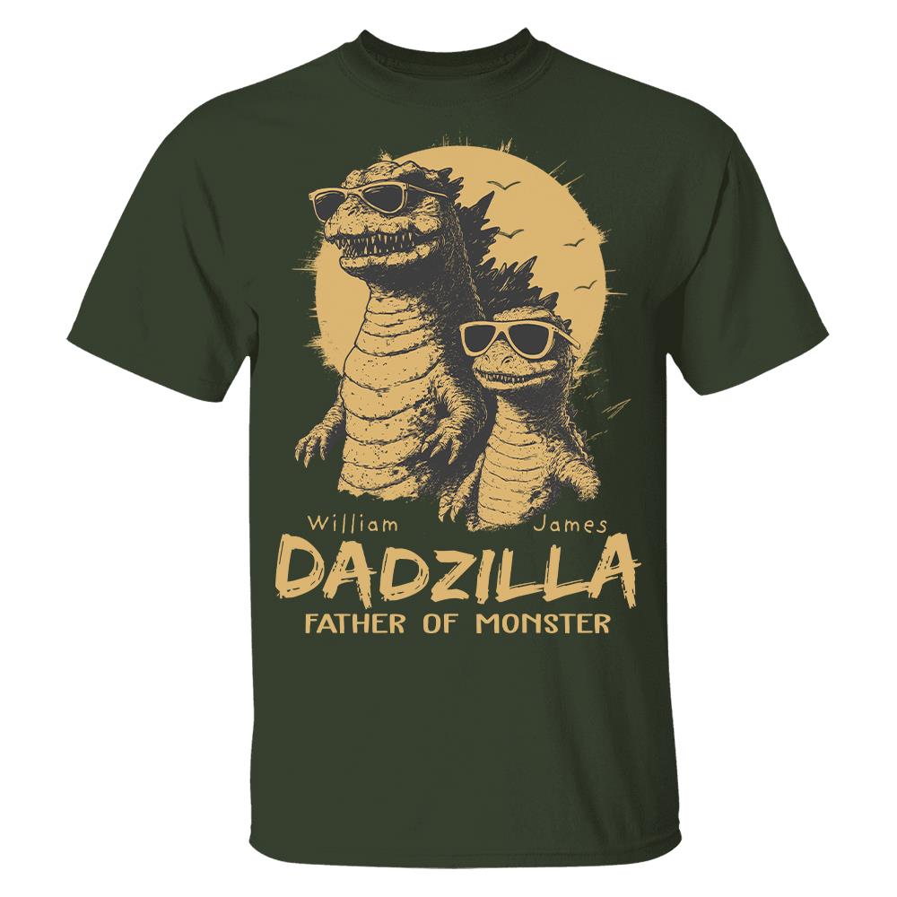 personalized-dadzilla-t-shirt-father-day-gifts-for-dad-funny-papa-tshirt-cool-daddy-dinosaur-tee