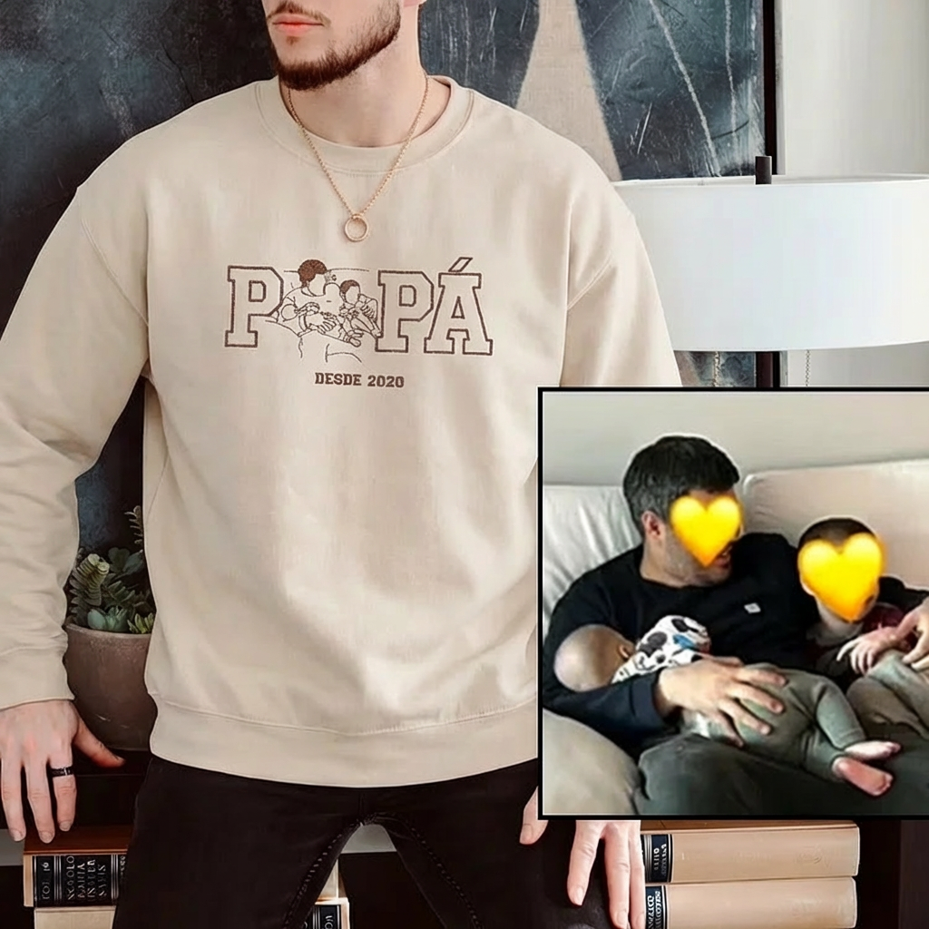 custom-papa-papi-portrait-sweatshirt-personalised-embroidered-gift-from-photo