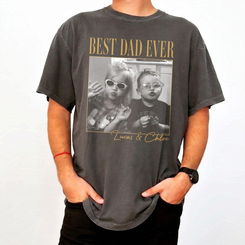 custom-dad-photo-vintage-style-t-shirt-best-dad-ever-personalized-fathers-day-gift-with-kids-picture-names
