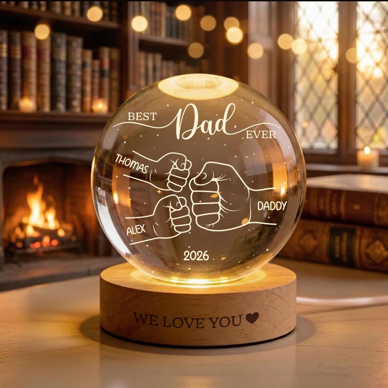 personalized-best-dad-ever-crystal-ball-night-light-fist-bump-family-gift-for-fathers-day