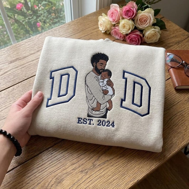custom-photo-portrait-with-dad-letter-embroidered-sweatshirt-first-fathers-day-est-gift