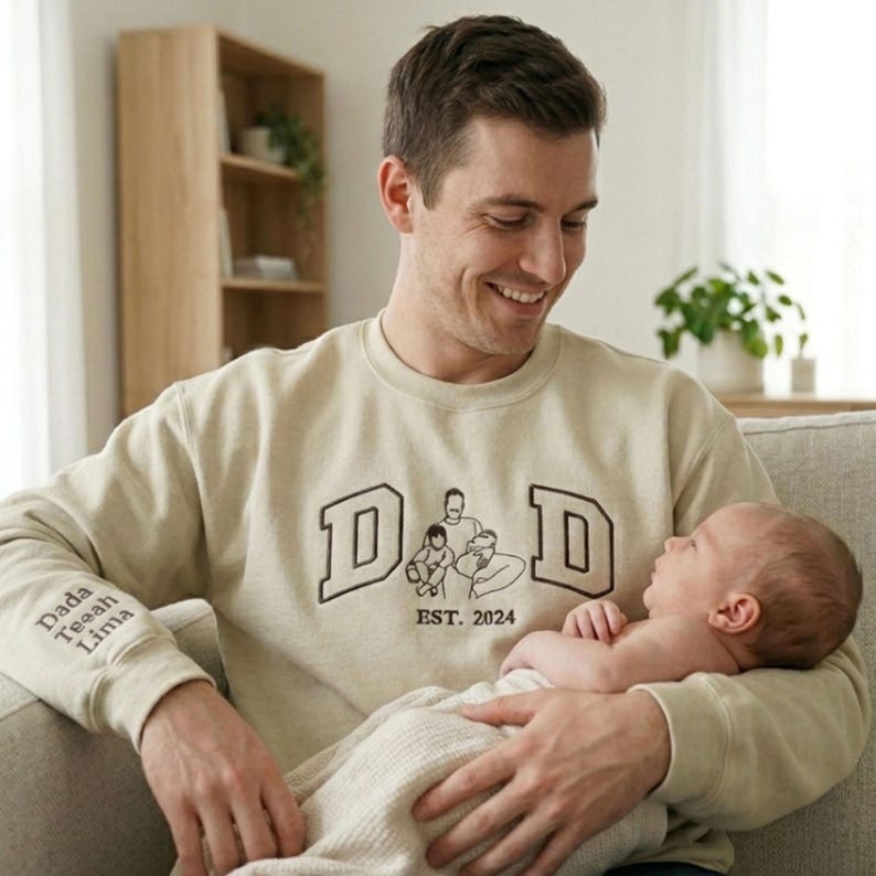 custom-outline-photo-portrait-embroidered-dad-sweatshirt-fathers-day-gift