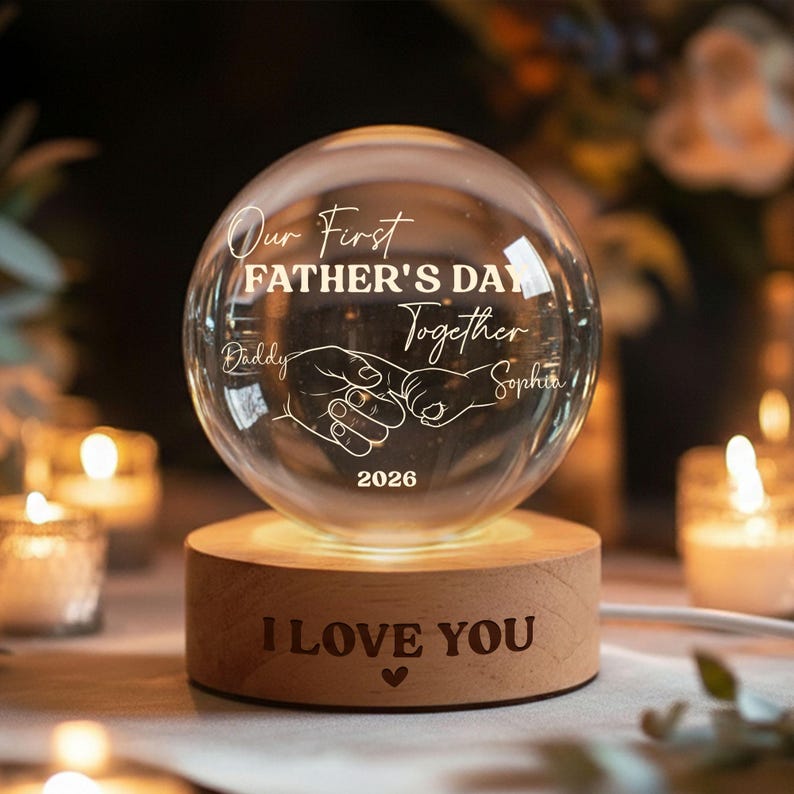 personalized-first-fathers-day-crystal-ball-lamp-unique-dad-gift