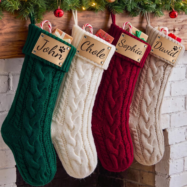 personalized-christmas-stockings-with-leather-patch-custom-name-cable-knit-xmas-stocking