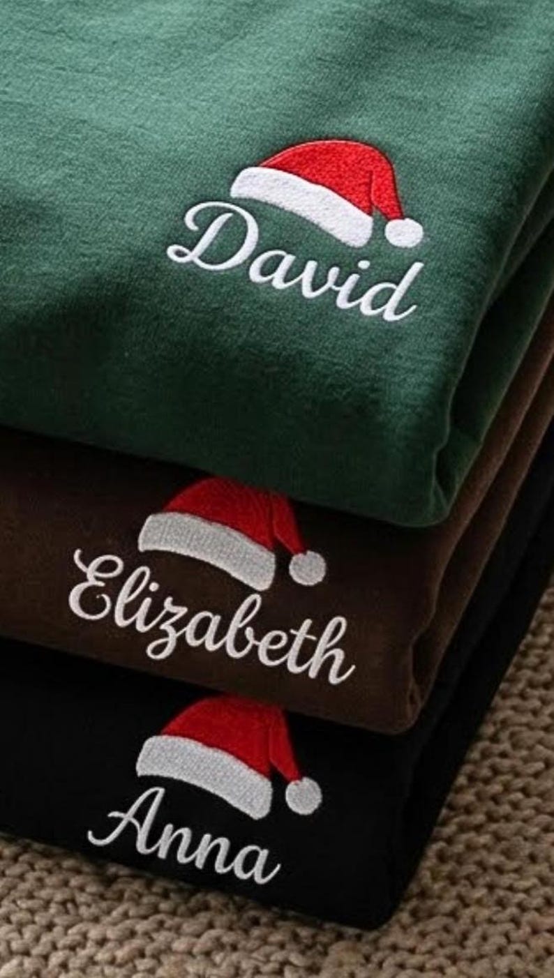 custom-embroidered-christmas-sweatshirt-personalized-santa-hat-name-sweatshirt-hoodie