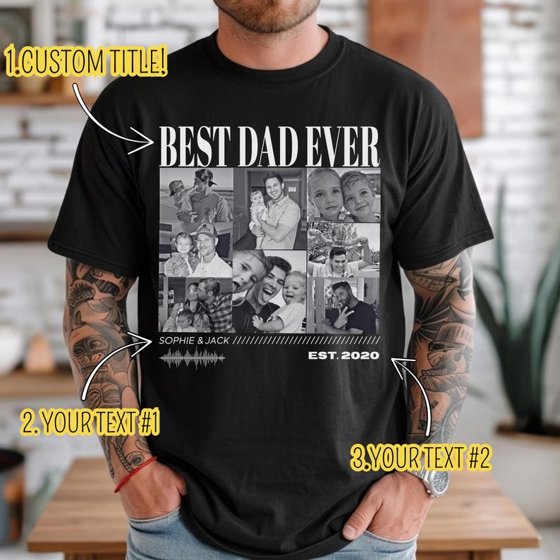 personalized-best-dad-ever-t-shirt-with-family-photos-fathers-day-gift