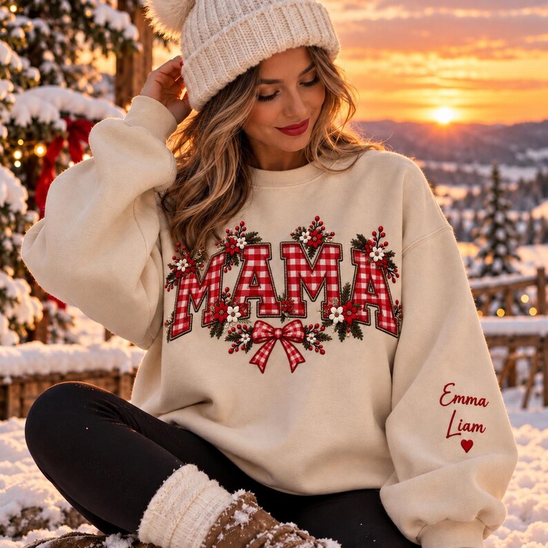 personalized-embroidered-plaid-christmas-mama-sweatshirt-holiday-gift-for-mom-gigi-mimi