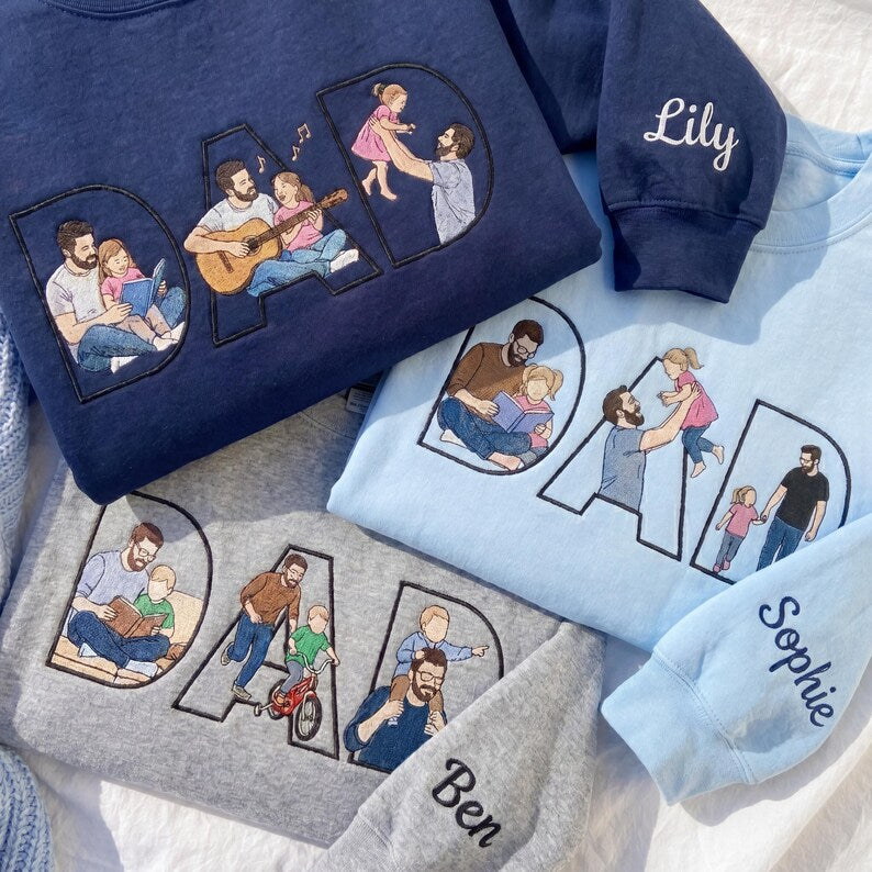 personalized-embroidered-dad-sweatshirt-with-custom-photos-fathers-day-gift