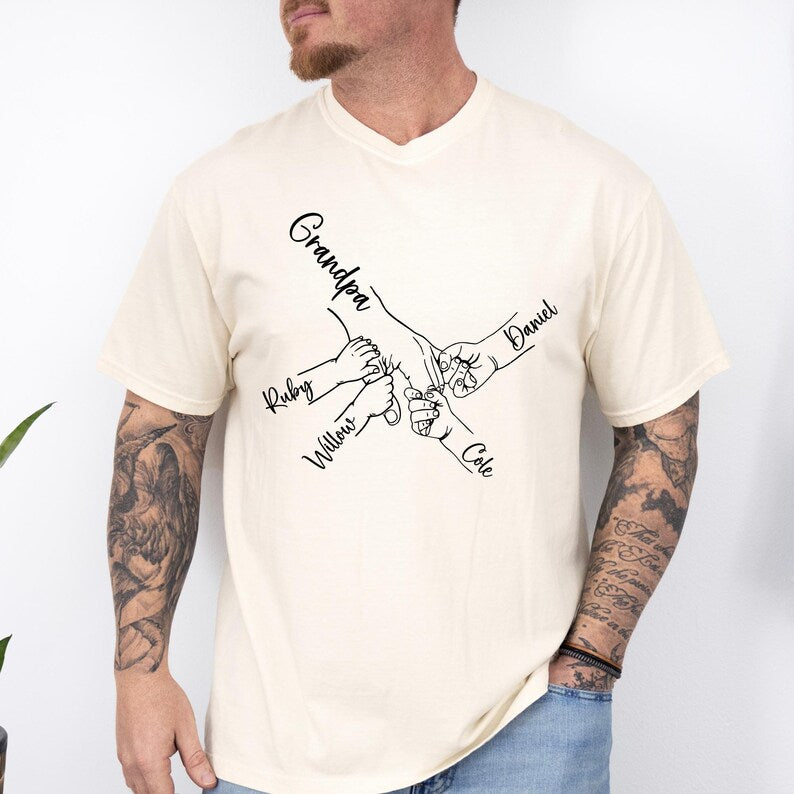 personalized-dad-kids-hand-holding-t-shirt-with-names-fathers-day-gift