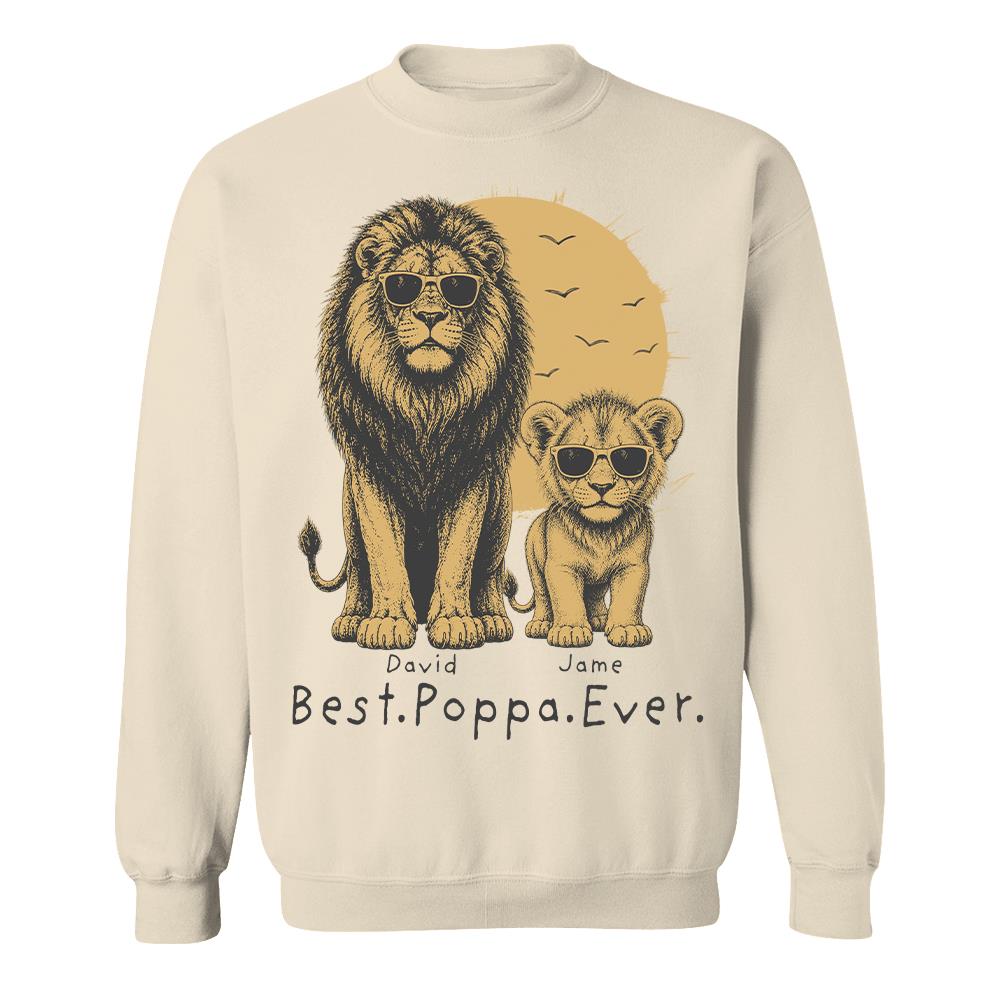 retro-vintage-lion-dad-and-kids-daddy-protector-personalized-shirt-cool-fathers-day-gift-for-dad-husband