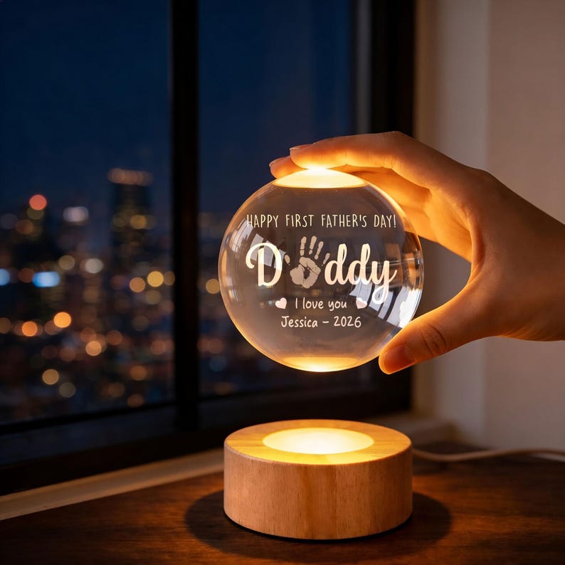 personalized-daddy-with-baby-handprint-crystal-ball-night-light-unique-gift-for-dad