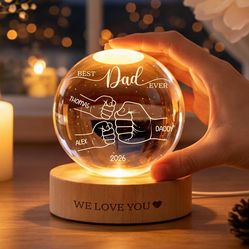 personalized-best-dad-ever-crystal-ball-night-light-fist-bump-family-gift-for-fathers-day