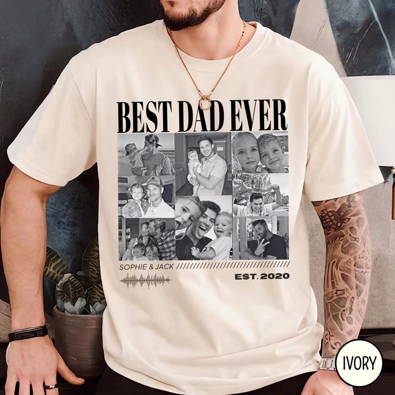 personalized-best-dad-ever-t-shirt-with-family-photos-fathers-day-gift