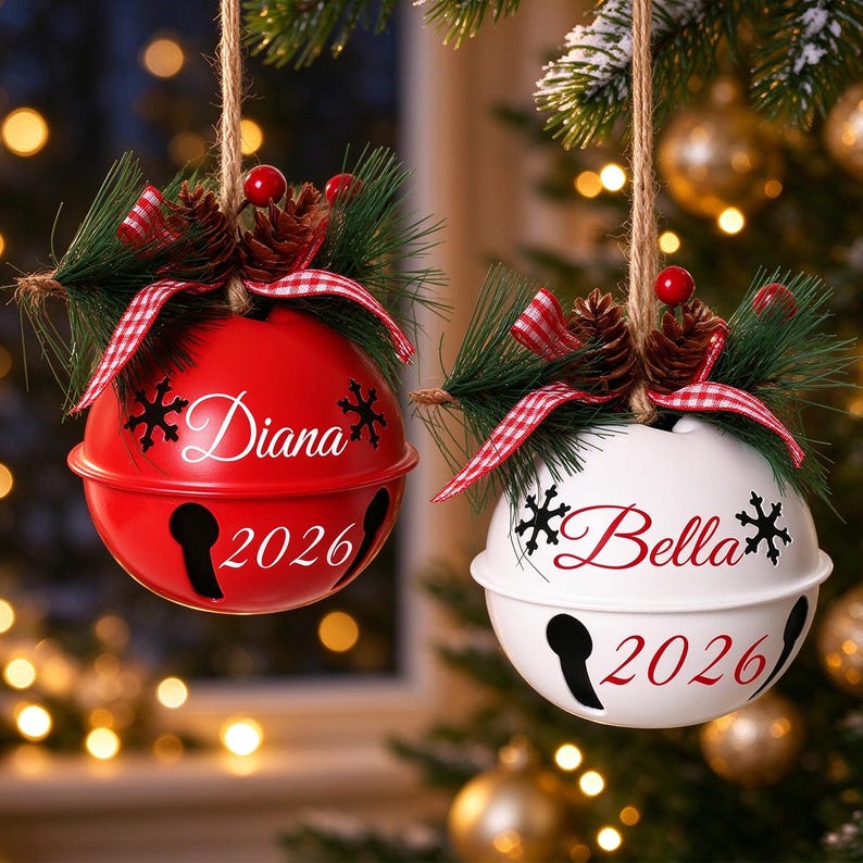 personalized-2026-christmas-bell-ornament-pine-cone-jingle-bells-festive-bow-decor-holiday-gift