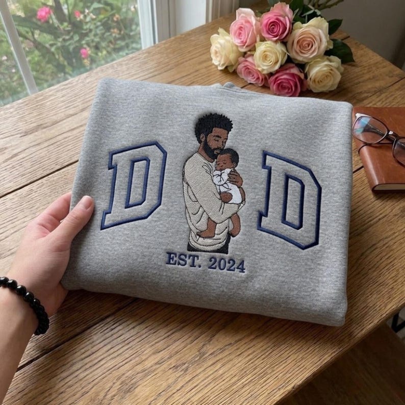 custom-photo-portrait-with-dad-letter-embroidered-sweatshirt-first-fathers-day-est-gift