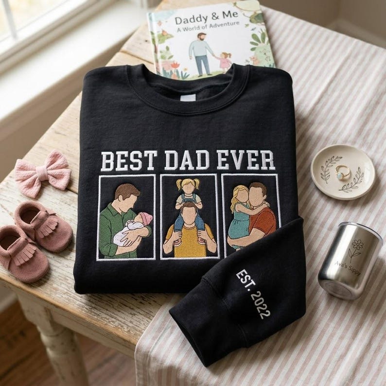 custom-embroidered-best-dad-ever-portrait-sweatshirt-personalized-fathers-day-gift-with-photo