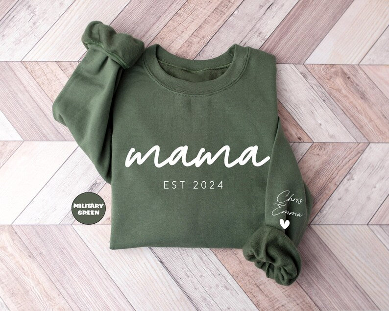 personalized-mom-and-est-date-heat-transfer-print-sweatshirt-with-kids-name-on-sleeve-mothers-day-gift