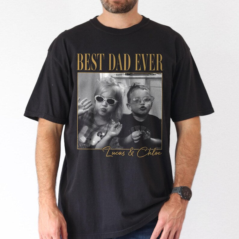 custom-dad-photo-vintage-style-t-shirt-best-dad-ever-personalized-fathers-day-gift-with-kids-picture-names