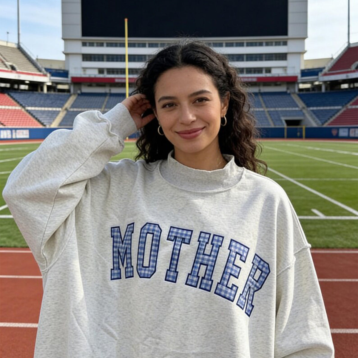 oversized-gingham-applique-mom-sweatshirt-custom-varsity-sweatshirt