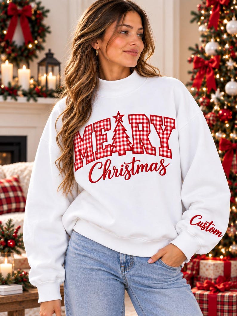 personalized-meary-christmas-custom-mockneck-sweatshirt-family-matching-holiday-sweatshirt-with-christmas-tree-design