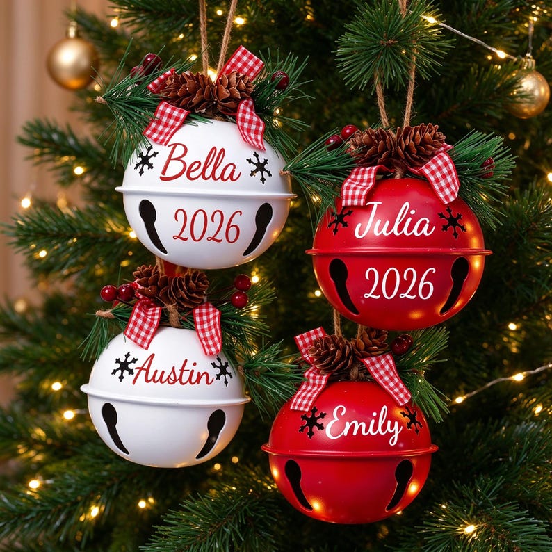 personalized-2026-christmas-bell-ornament-pine-cone-jingle-bells-festive-bow-decor-holiday-gift