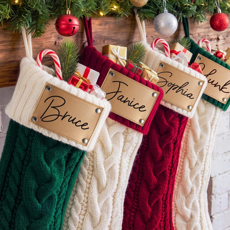 personalized-christmas-stockings-with-leather-patch-custom-name-cable-knit-xmas-stocking