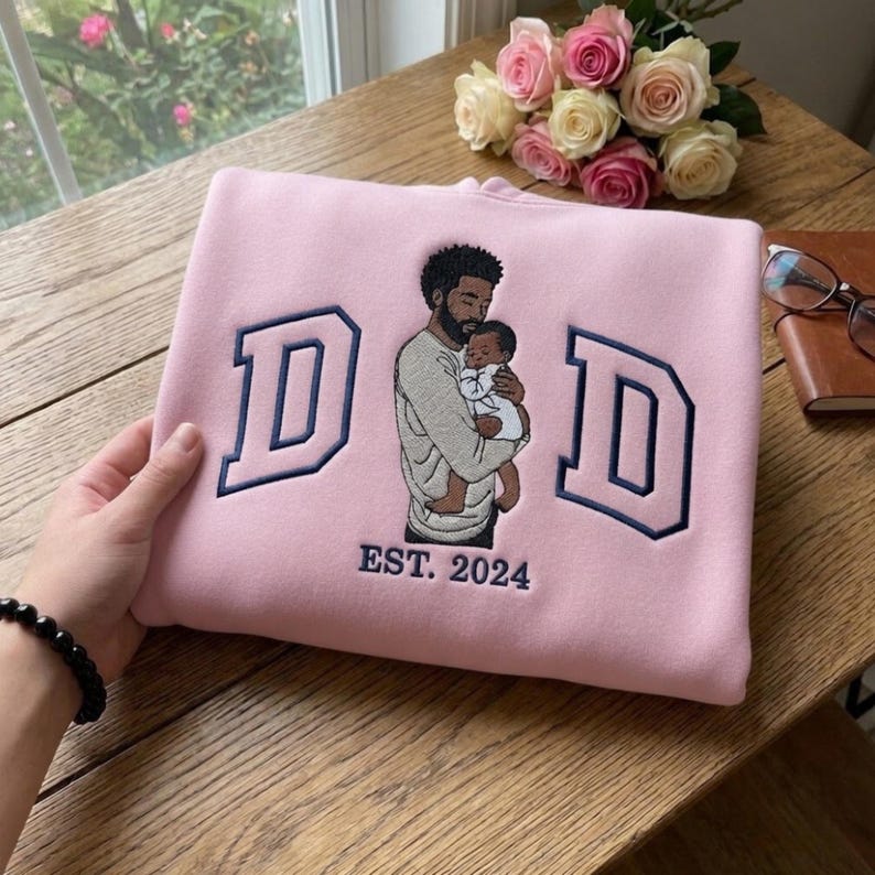 custom-photo-portrait-with-dad-letter-embroidered-sweatshirt-first-fathers-day-est-gift