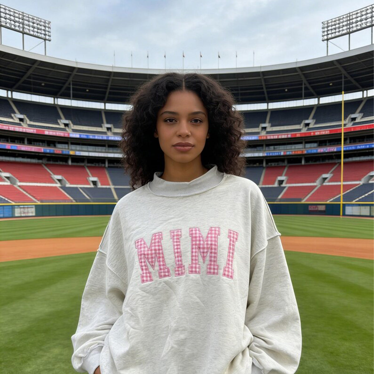 oversized-gingham-applique-mom-sweatshirt-custom-varsity-sweatshirt