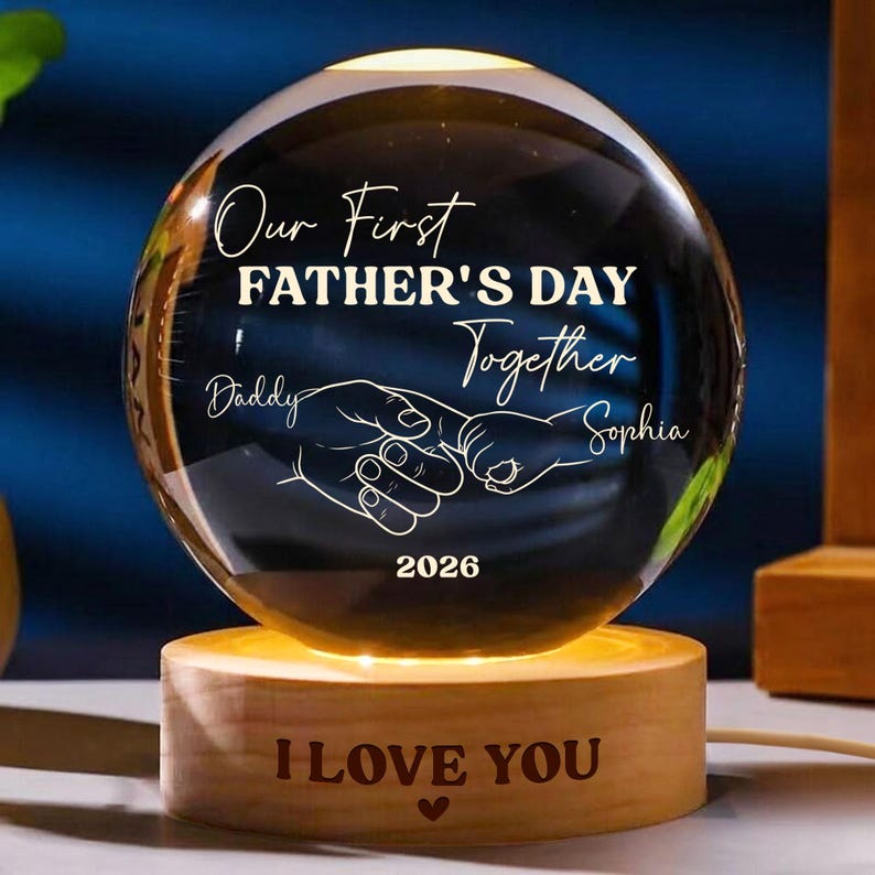 personalized-first-fathers-day-crystal-ball-lamp-unique-dad-gift