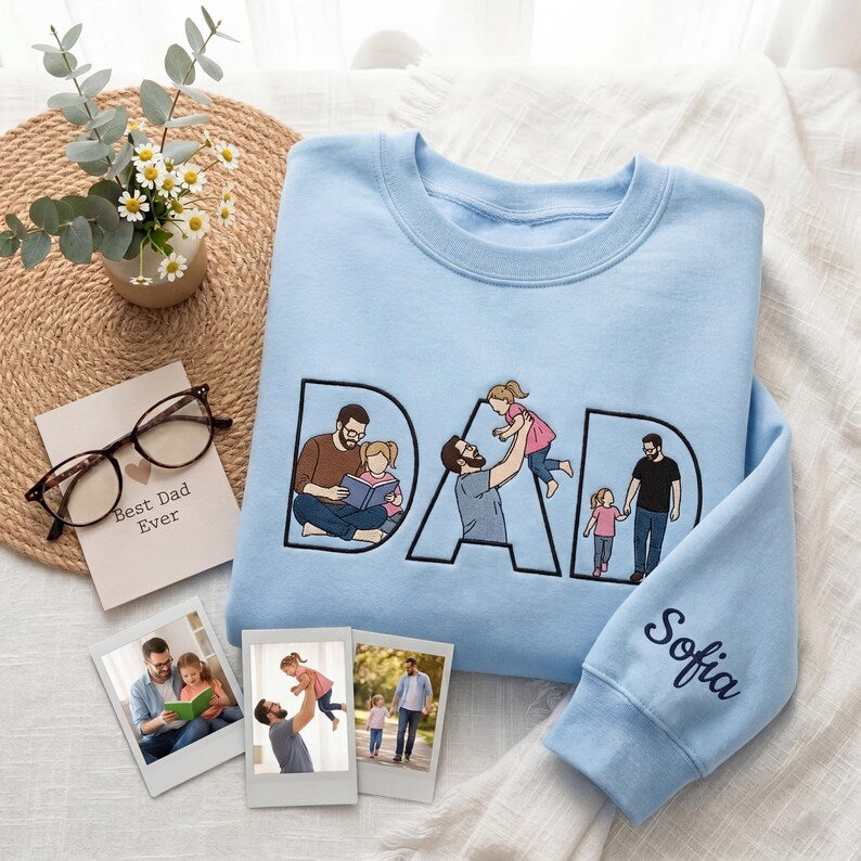 personalized-embroidered-dad-sweatshirt-with-custom-photos-fathers-day-gift