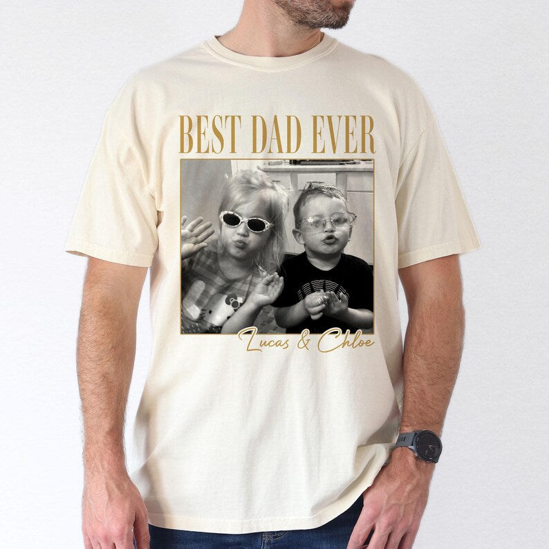 custom-dad-photo-vintage-style-t-shirt-best-dad-ever-personalized-fathers-day-gift-with-kids-picture-names
