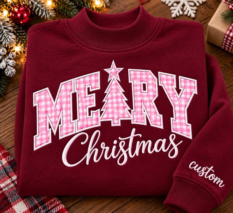 personalized-meary-christmas-custom-mockneck-sweatshirt-family-matching-holiday-sweatshirt-with-christmas-tree-design