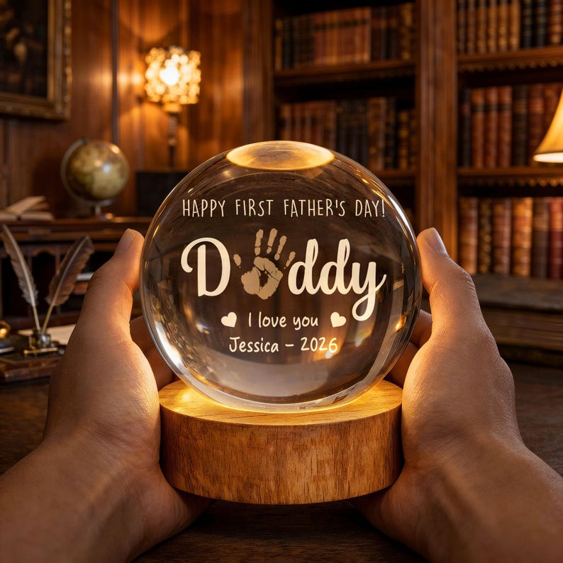 personalized-daddy-with-baby-handprint-crystal-ball-night-light-unique-gift-for-dad
