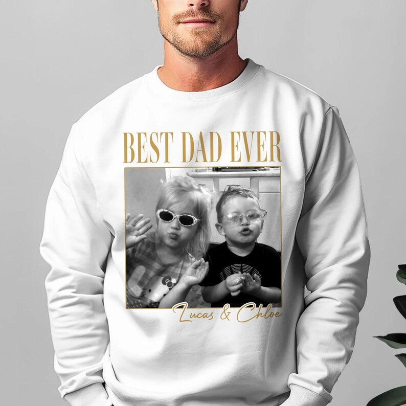 custom-dad-photo-vintage-style-t-shirt-best-dad-ever-personalized-fathers-day-gift-with-kids-picture-names