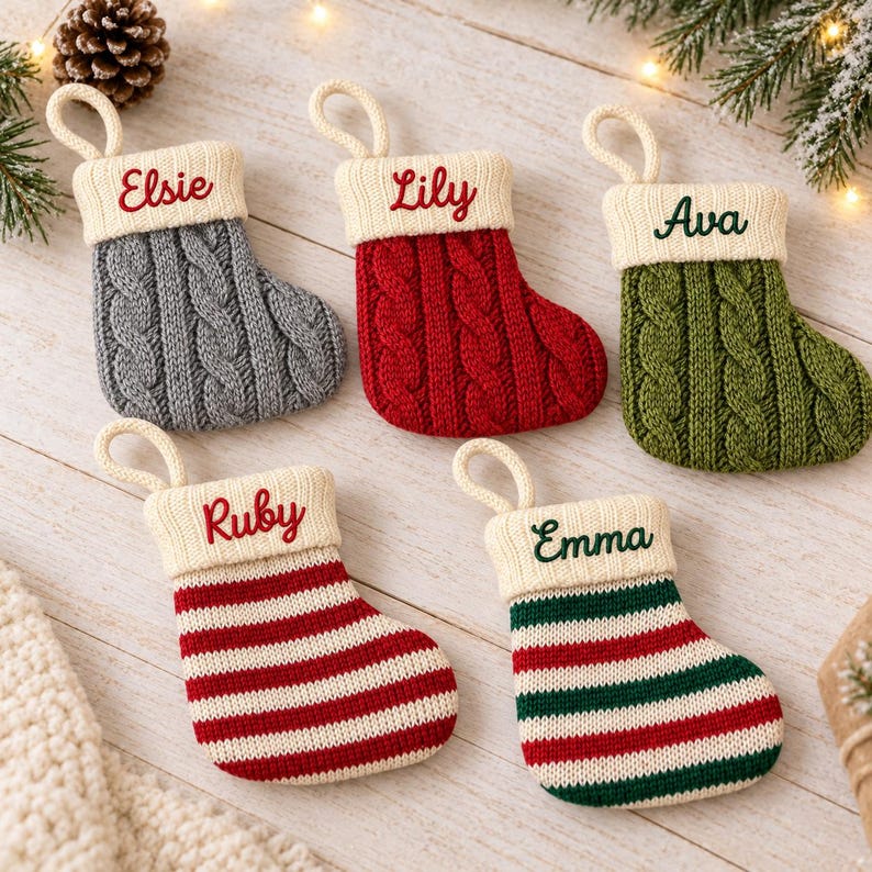 personalized-mini-knitted-christmas-stocking-custom-name-ornament-gift-topper