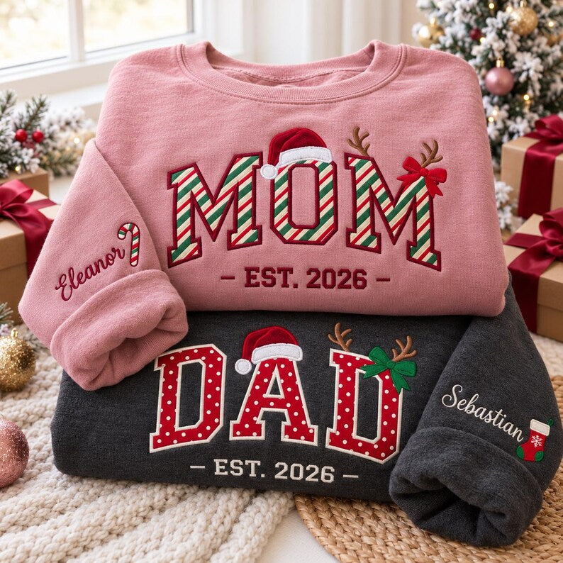 custom-christmas-family-embroidered-sweatshirt-personalized-mom-dad-est-year-holiday-crewneck-with-name-matching-family-christmas-gift