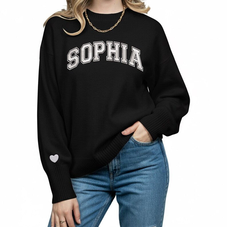 custom-varsity-embroidered-sweater-personalized-knit-pullover-with-text-on-sleeve-custom-name-sweatshirt-for-men-women