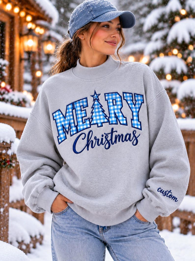 personalized-meary-christmas-custom-mockneck-sweatshirt-family-matching-holiday-sweatshirt-with-christmas-tree-design