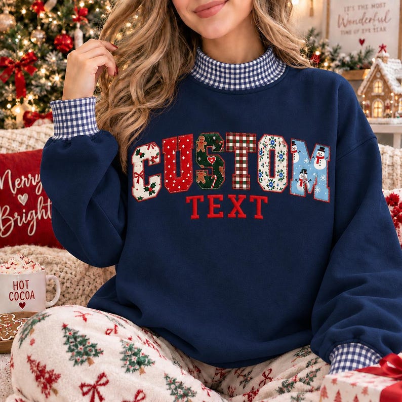 custom-embroidered-christmas-sweatshirt-personalized-mama-grandma-plaid-lettering-pullover