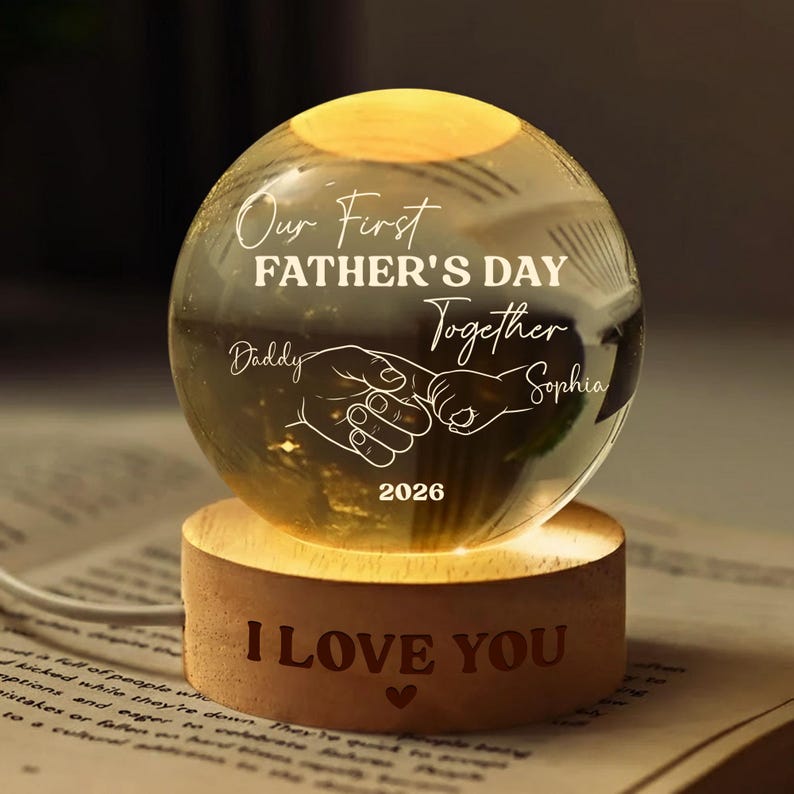 personalized-first-fathers-day-crystal-ball-lamp-unique-dad-gift