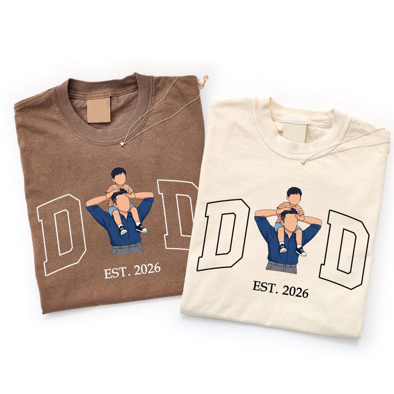 custom-dad-portrait-t-shirt-with-kids-name-est-year-fathers-day-gift