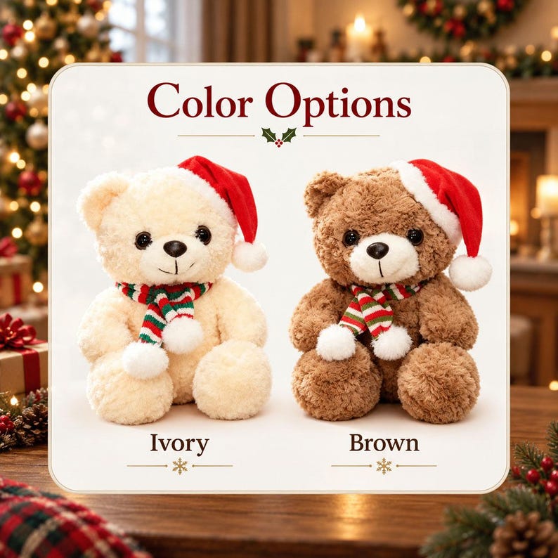 personalized-christmas-teddy-bear-with-custom-name-soft-plush-santa-bear-with-scarf-holiday-gift-for-kids-babies