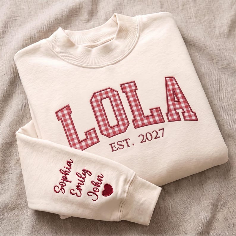 personalized-grandma-mock-neck-sweatshirt-custom-gingham-applique-with-grandkids-names-nana-gammy-mama-gift