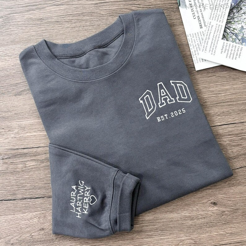 personalized-dad-embroidered-sweatshirt-with-kids-names-on-sleeve-fathers-day-gift