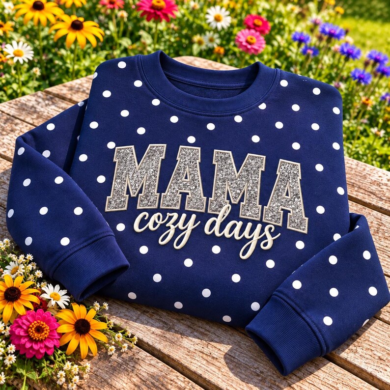 custom-polka-dot-sweatshirt-with-glitter-applique-personalized-mama-cozy-days-crewneck-gift-for-mom