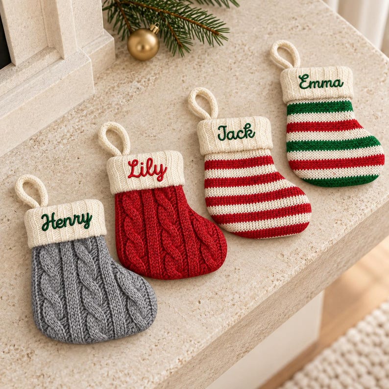 personalized-mini-knitted-christmas-stocking-custom-name-ornament-gift-topper