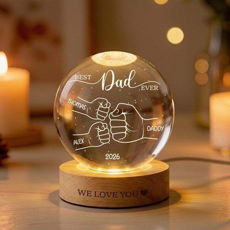 personalized-best-dad-ever-crystal-ball-night-light-fist-bump-family-gift-for-fathers-day