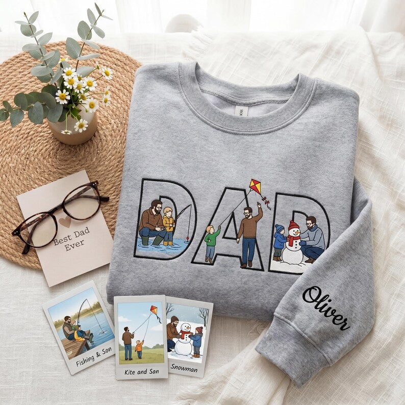 personalized-embroidered-dad-sweatshirt-with-custom-photos-fathers-day-gift