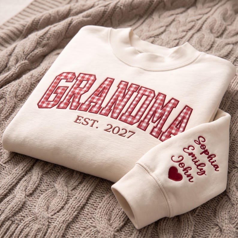 personalized-grandma-mock-neck-sweatshirt-custom-gingham-applique-with-grandkids-names-nana-gammy-mama-gift