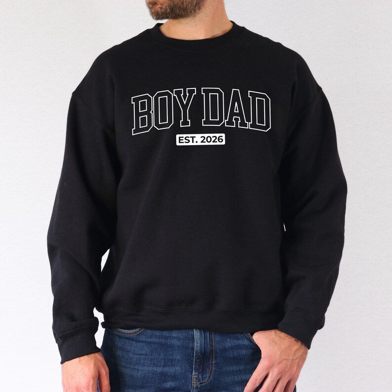 custom-boy-dad-with-est-year-print-sweatshirt-fathers-day-gift